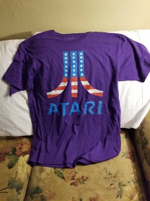 ATARI SHIRT - LARGE - THROWBACK - GAMER
