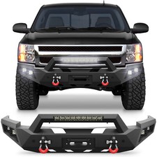 Front Bumper For Chevy Silverado 1500 2007-2013 With Winch Platesensor Holes Front Bumper For Chevy Silverado 1500 2007-2013 With Winch Platesensor Holes