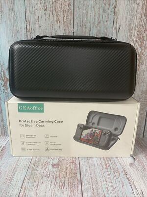 Portable Protective Soft Lining Hard EVA Shell Carry Case for Steam Deck