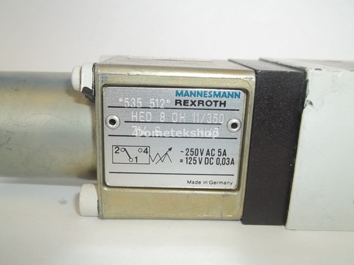 Mannemann Rexroth HSZ 06 A608-31/M00 X08269 Hydraulic Valve with HED 8 0H 11/350 - Picture 5 of 5
