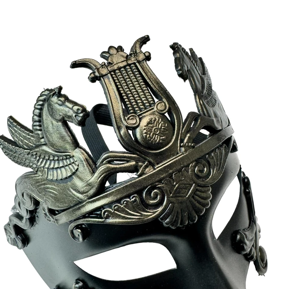 ГЕРКУЛЕС воин греческий стиль мужчин маскарад маска вечеринки маска специальный золото - Изображение 3 из 4