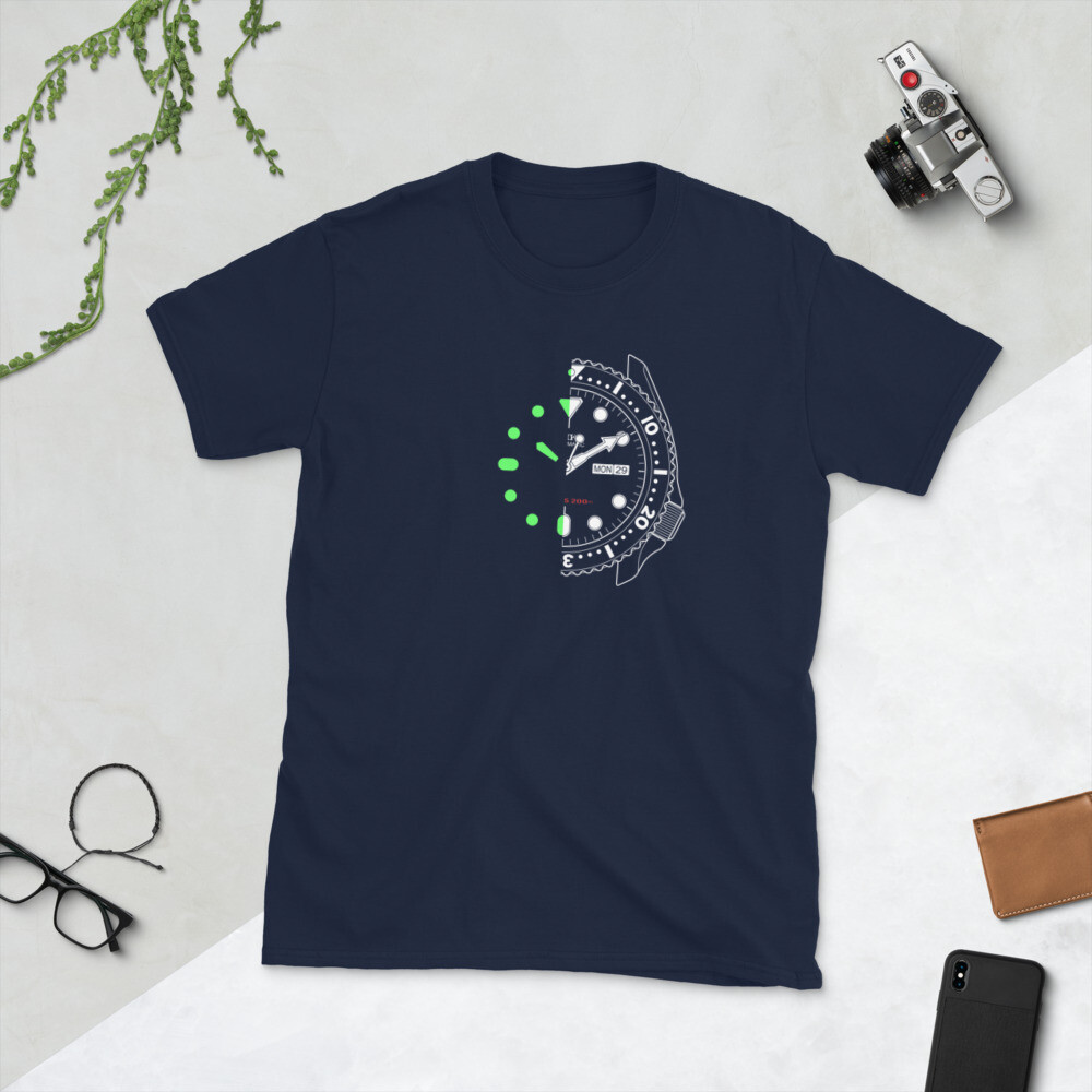 For Seiko SKX Watch Fans Lume - Lumeshot - DAY and NIGHT - Unisex T-Shirt