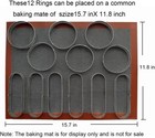 Uncle Jack Tart Crust Maker Perforated Tart Rings-6 Round 6 Oval — photo 6