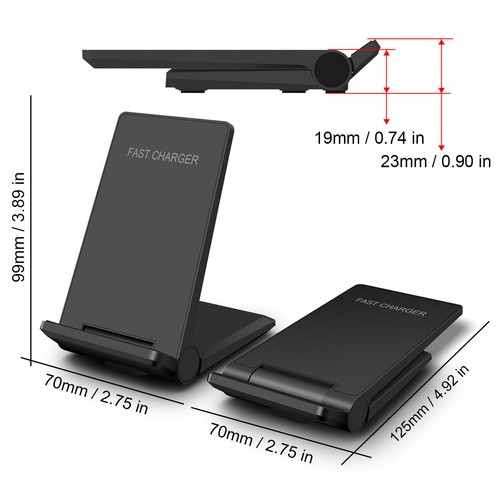 30W Wireless Charger Charging Dock Stand For Google Pixel 9 Pro/8/7/6/5/4/3XL - Picture 12 of 15