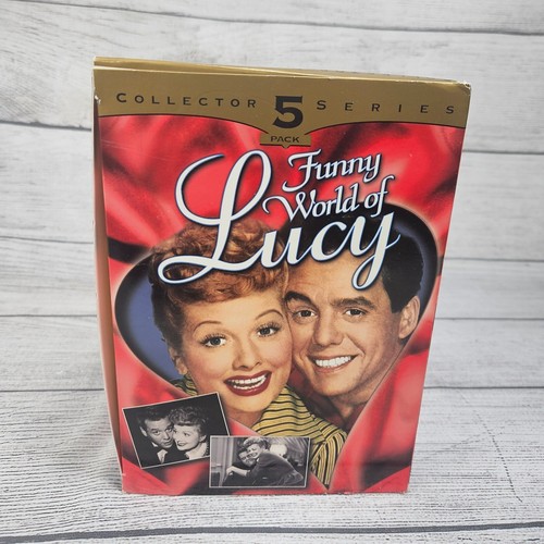 VTG Funny World of Lucy VHS 5-Pack (VHS, 1997, 5-Tapes) Lucille Ball Desi Arnez