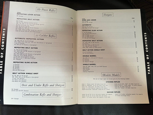 1955 Savage Component Parts Catalog & 1957 Price List - Picture 7 of 14