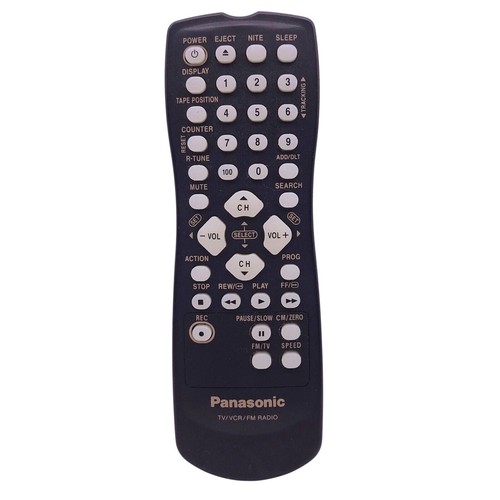 Panasonic LSSQ0281-2 TV VCR FM Radio Original Replacement Remote Control NEW