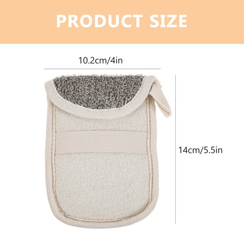 4 Stück Seifenbeutel Reise Riegel Beutel Peeling Duschschwamm mit Tasche - Bild 9 von 12