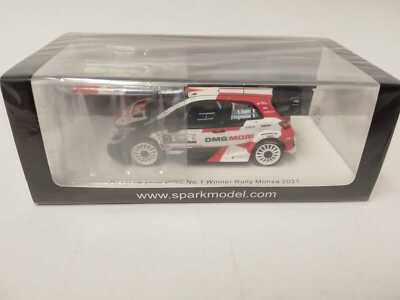 Miniature Spark 1/43 Toyota Yaris WRC N°33 – Sébastien Ogier – Vainqueur Monza Rally 2021