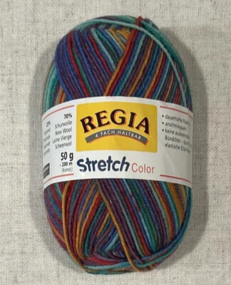 Regia 4 Fach Haltbar Stretch Yarn  Color 82 Dyelot 41536  Wool Blend 50 gr/200 m