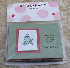 Stampin Up Birthday Banter Card Sampler FREE SHIPPING 