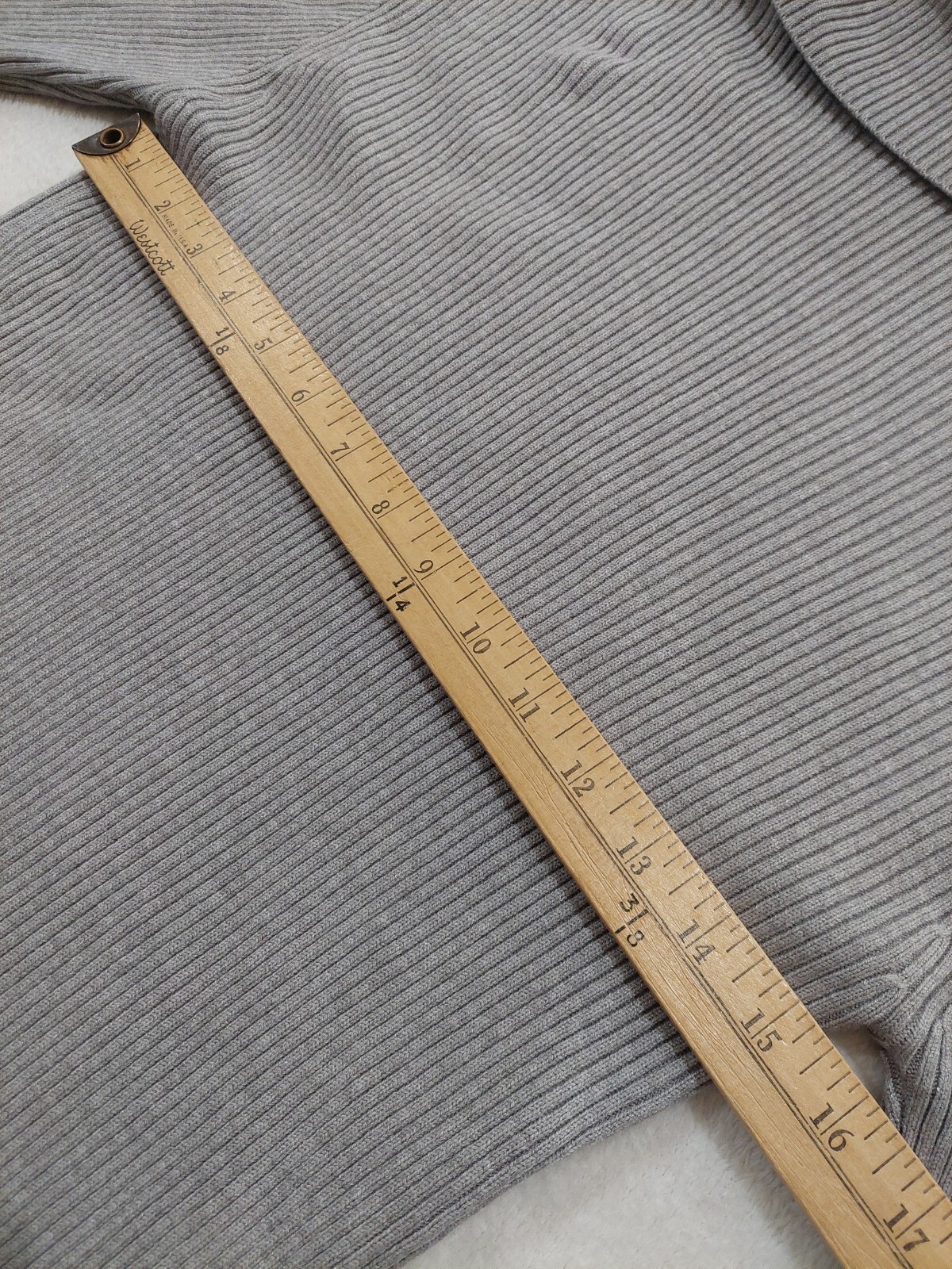 COOFANDY Sweater Turtle Neck Pullover Gray Long S… - image 5