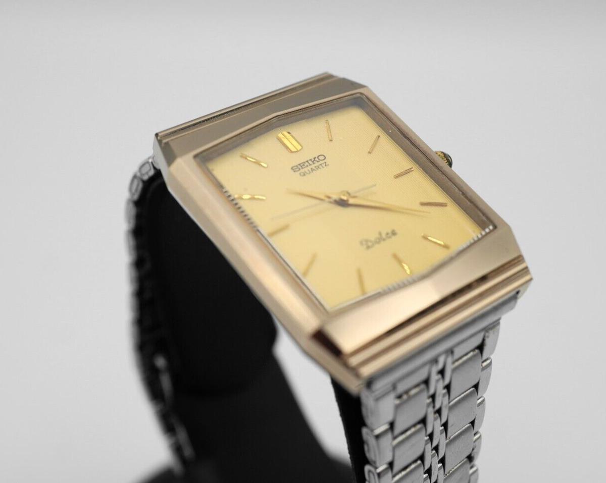 SEIKO DOLCE 9521-5170 MENS DRESS WATCH Near MINT] Vintage SEIKO 
