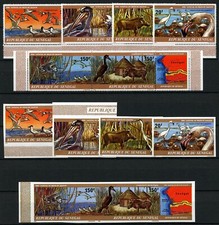 Senegal 1978 Birds Pelican Terns 659-664 A&U Unperforated ND MNH / 591