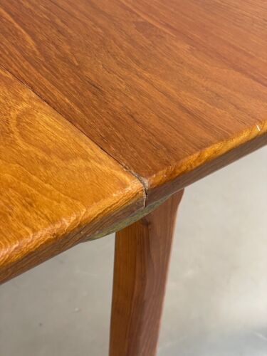Vintage Solid Teak Extending Modular Rectangular Dining Table Unique EB8848 MWOO - Picture 8 of 24