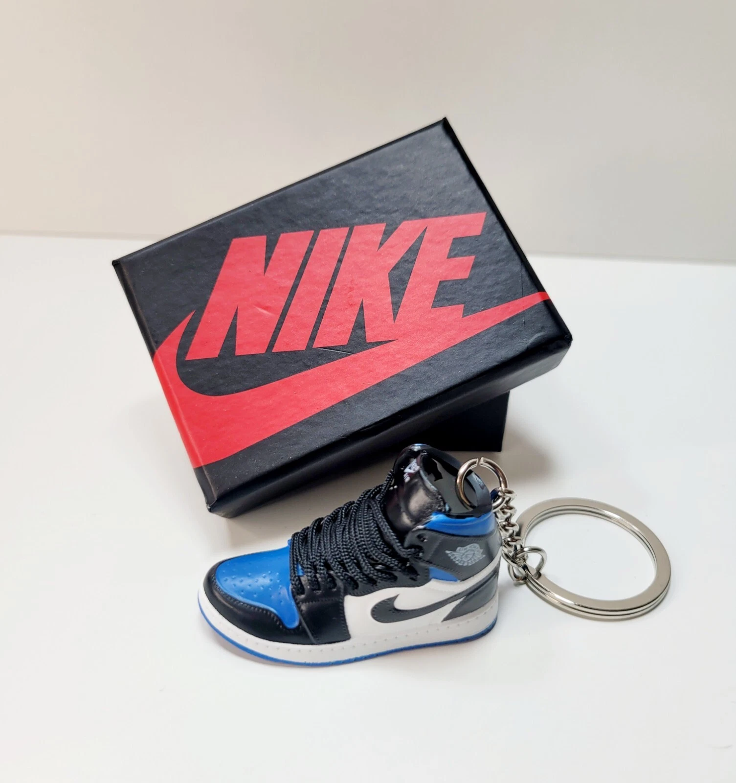 Mini air jordan shoe keychain sale