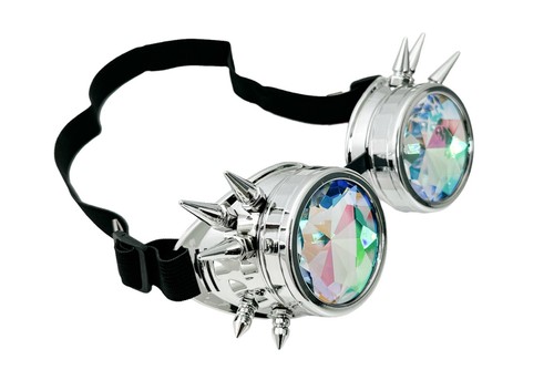 Vintage Steampunk Goggles Kaleidoscope Sunglasses Gothic Retro Cosplay Party NFS - Picture 41 of 46