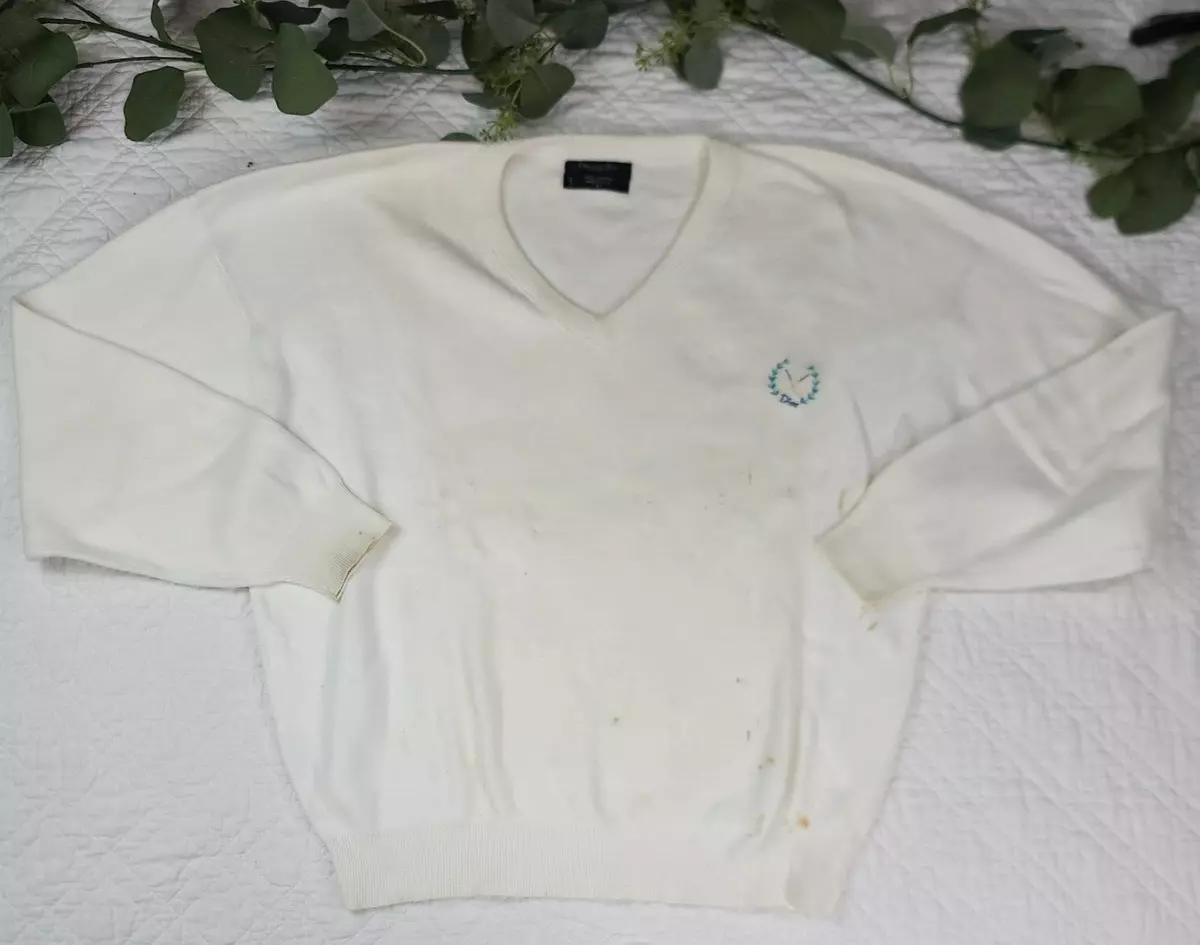 Christian dior white sweater cheap