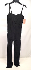 NWT Quince Ultra Form Black Jumpsuit Size Small