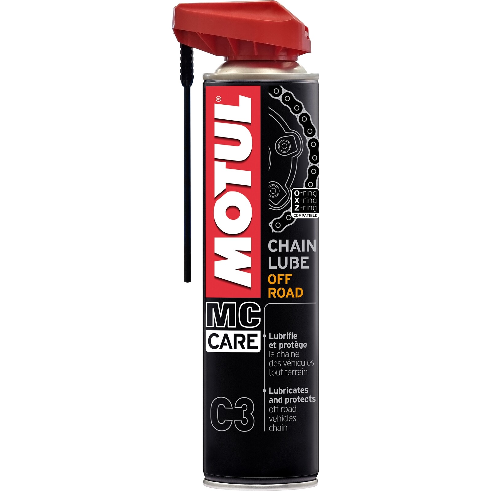 Motul MC Care C3 Chain Lube Off Road Motorcycle - 400ml 0.4L Aerosol Spray