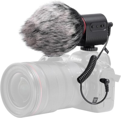 ULANZI WM-02 Universal Vlogging Video Microphone for DSLR Cameras/Smartphones