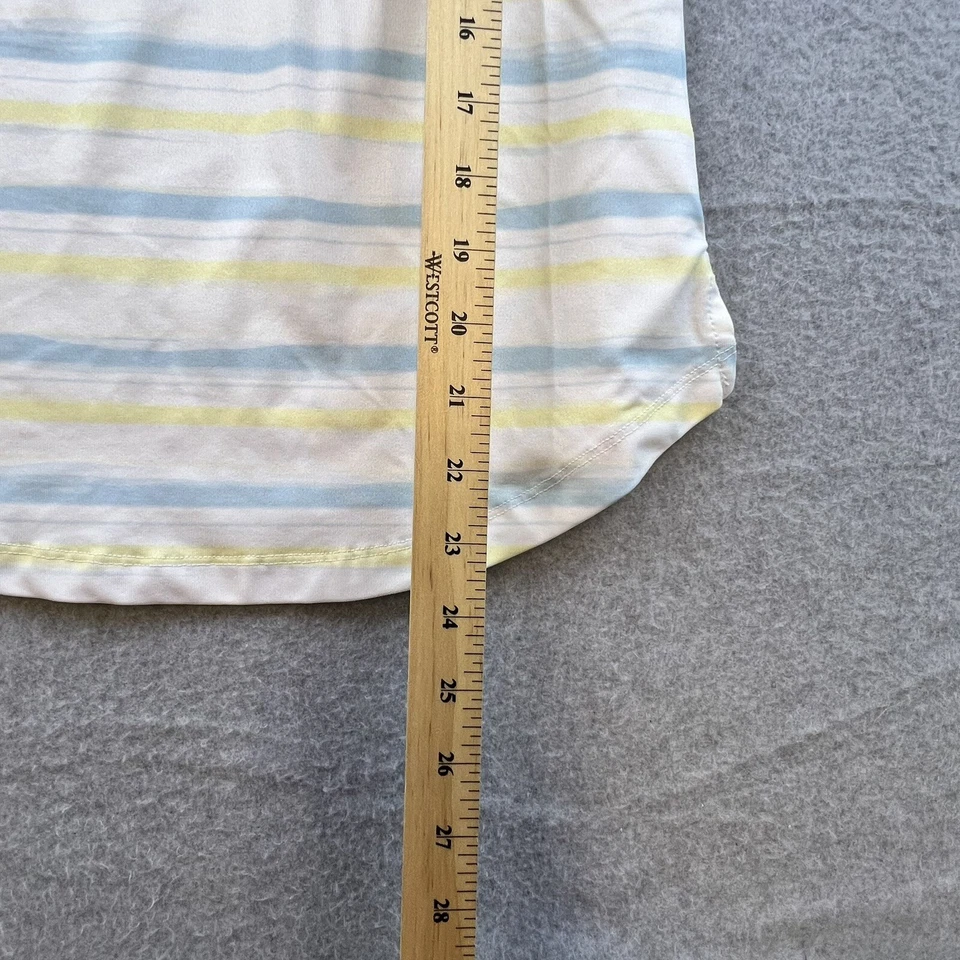 Camisa de Playa Pebble Para Mujer Pequeña Blanca Sin Mangas Seca Lujo Rendimiento 1/4 Cremallera Foto 3 de 4