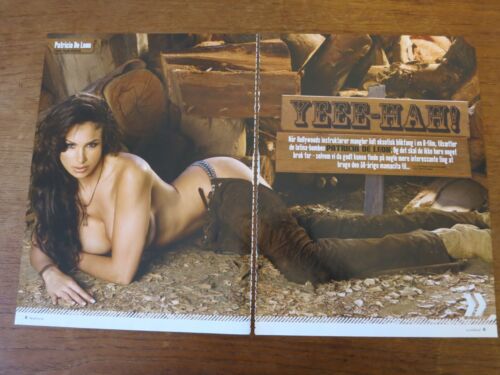PATRICIA DE LEON Sexy Danish Clippings Pictures High Heel Boots Legs  R165 - 第 1/2 張圖片