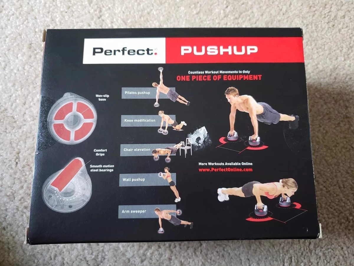 NEW in Box Perfect Pushup Rotation Handles Home Gym Workout