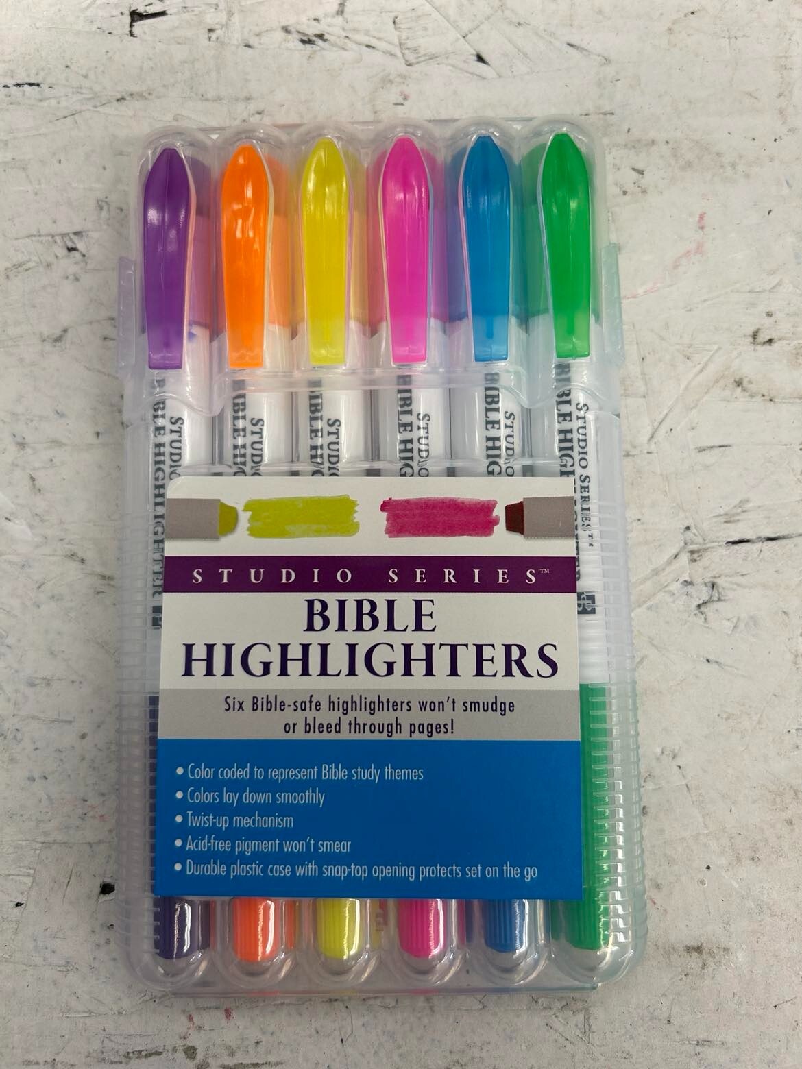 Bible Highlighters (set Of 6) by Inc. Peter Pauper Press BRAND NEW-image