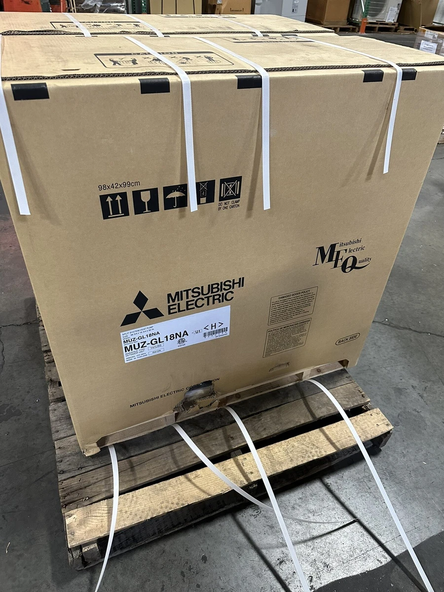 MITSUBISHI MUZ-GL18NA 18,000 BTU SINGLE ZONE OUTDOOR COOLING UNIT 20.5 SEER  | eBay