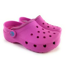 Skechers Foamies Youth Girls Heart Charmer 2.0 Hanging Out Clogs Sz 5-6 PS
