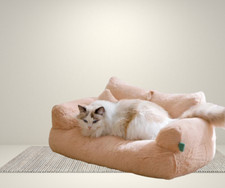 Canapé Sofa En Peluche Pour  Chats 🐱 ou Petits Chiens 