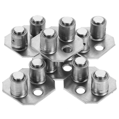 12 pcs Sliding Barn Door Roller Floor Guide Floor Rail Guide Rollers