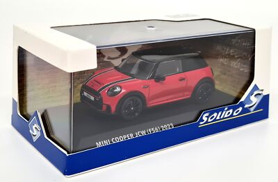 Solido 1/43 BMW Mini Cooper JCW F56 2023 Red Diecast Model