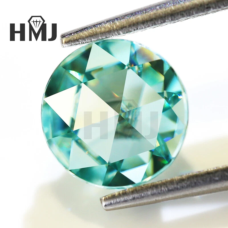 Mixed Color Rose Cut Round Moissanite Loose Stone Gemstone VVS1 GRA Certificate - Image 4 of 4