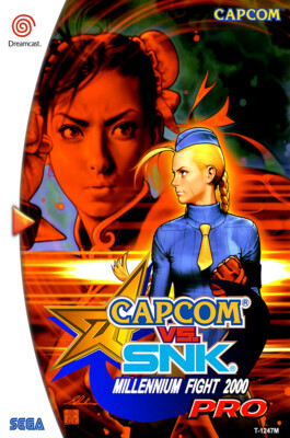 Capcom Vs SNK PRO Sega Dreamcast BOX ART Premium POSTER MADE