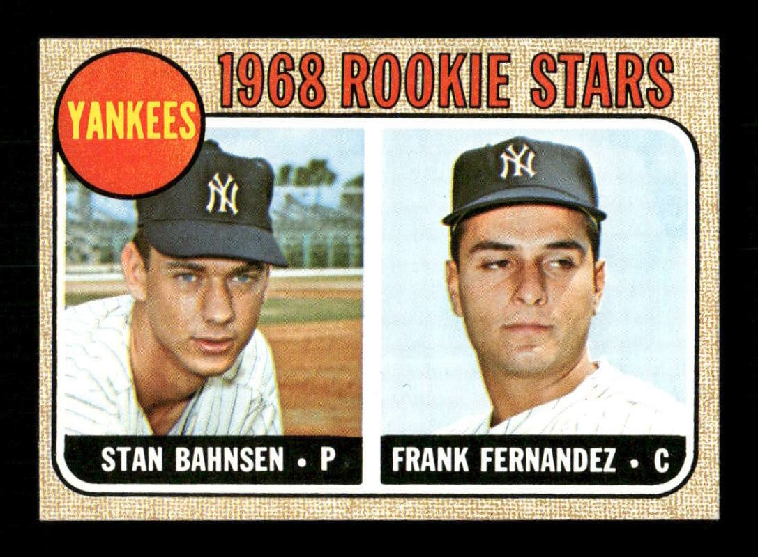 1968 Topps Rookie Stars 214 Stan Bahnsen Frank Fernandez NM BXCP41