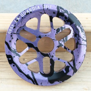 ODYSSEY BMX BIKE LA GUARDIA GUARD BICYCLE SPROCKET LAVENDER/BLACK SPLATTER