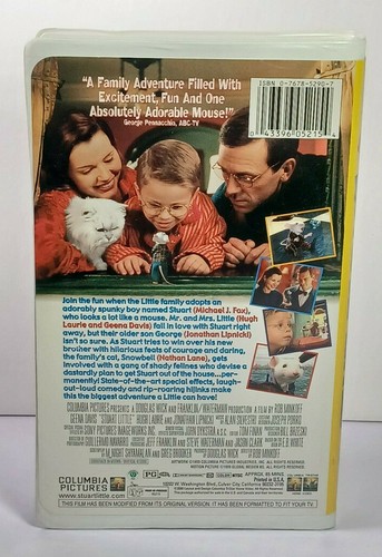Stuart Little Columbia VHS Tape Rare Vintage 05215 - Picture 3 of 5
