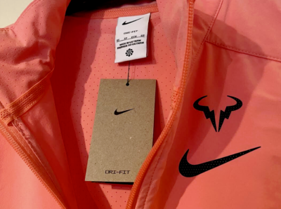 1 NIKE RAFAEL RAFA NADAL PINK OR PURPLE JACKET US OPEN WINDBREAKER