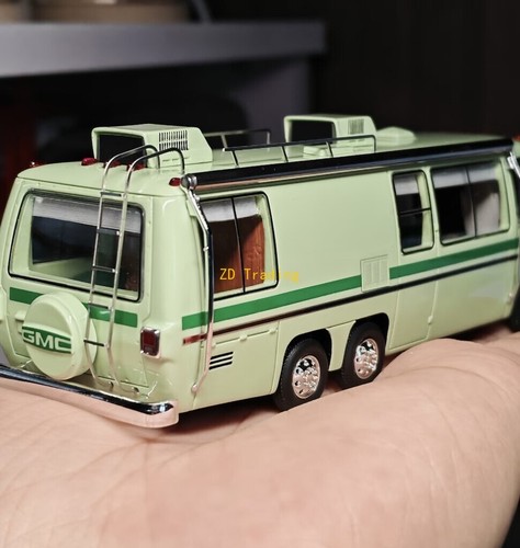 ZD MK 1:64 verde HEC GMC motore casa viaggio camper furgone modello resina pressofusa auto BN - Foto 9 di 18
