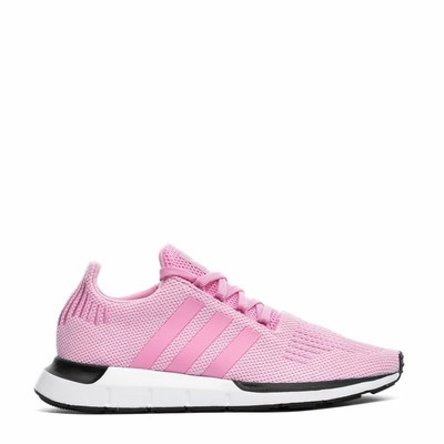 adidas swift run core black true pink