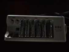 EBL 8-Slot Charger for AA AAA NI-MH NI-CD Rechargeable Batteries Is Not Include
