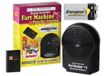 Remote Controlled Fart Machine #2 Bundle - with 9V Energizer Battery Gag Prank!