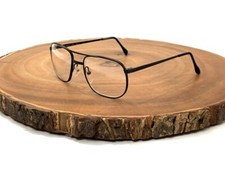 Artcraft Eyeglasses Frames Men's Black Metal Size 52 18 145 mm Made in USA