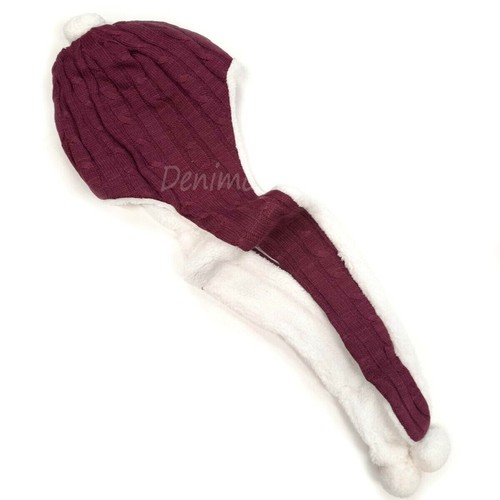 Women Winter Warm Soft Plush Faux Fur Hooded Cap Hat Scarves Hood Hat and Scarf - Picture 4 of 11