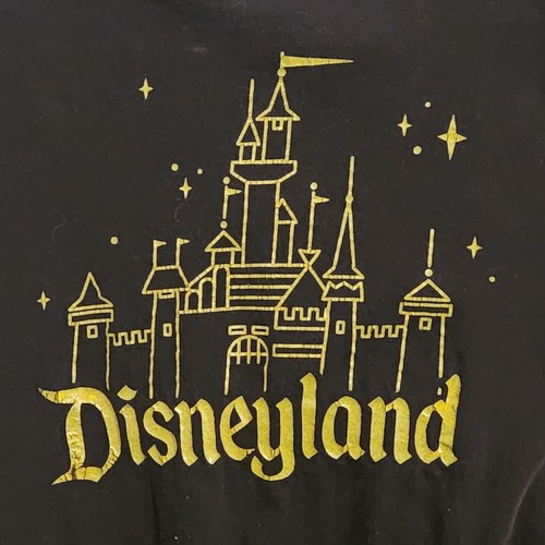 Disneyland schwarz und gold Dornröschen Schloss Large T-Shirt - Bild 4 von 6
