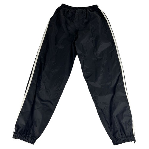 Adidas 3-Stripes Athletic Jogger Sweatpants Boys L Black Elastic Waist Running - Picture 5 of 5