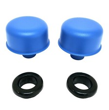 Blue Valve Cover Breather Set With Grommets - Ansen Usa