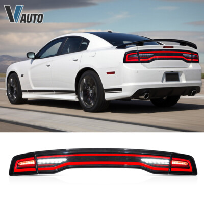 FULL LED Tail Light For 2011-2014 Dodge Charger DRL w/Dynamic & Sequential Turn